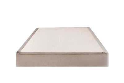 Chattam & Wells Heavy Duty 9" Foundation with neutral fabric and standard profile design, handcrafted in the USA.