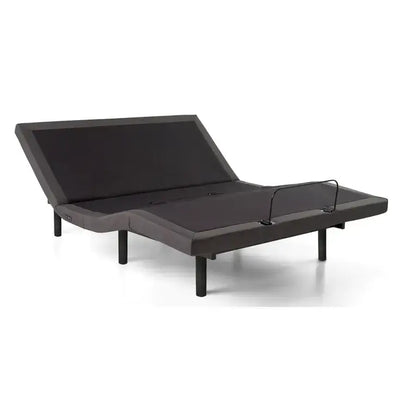 Rize® Clarity II 13" adjustable base in a flat position, showcasing a modern design for enhanced sleep comfort.