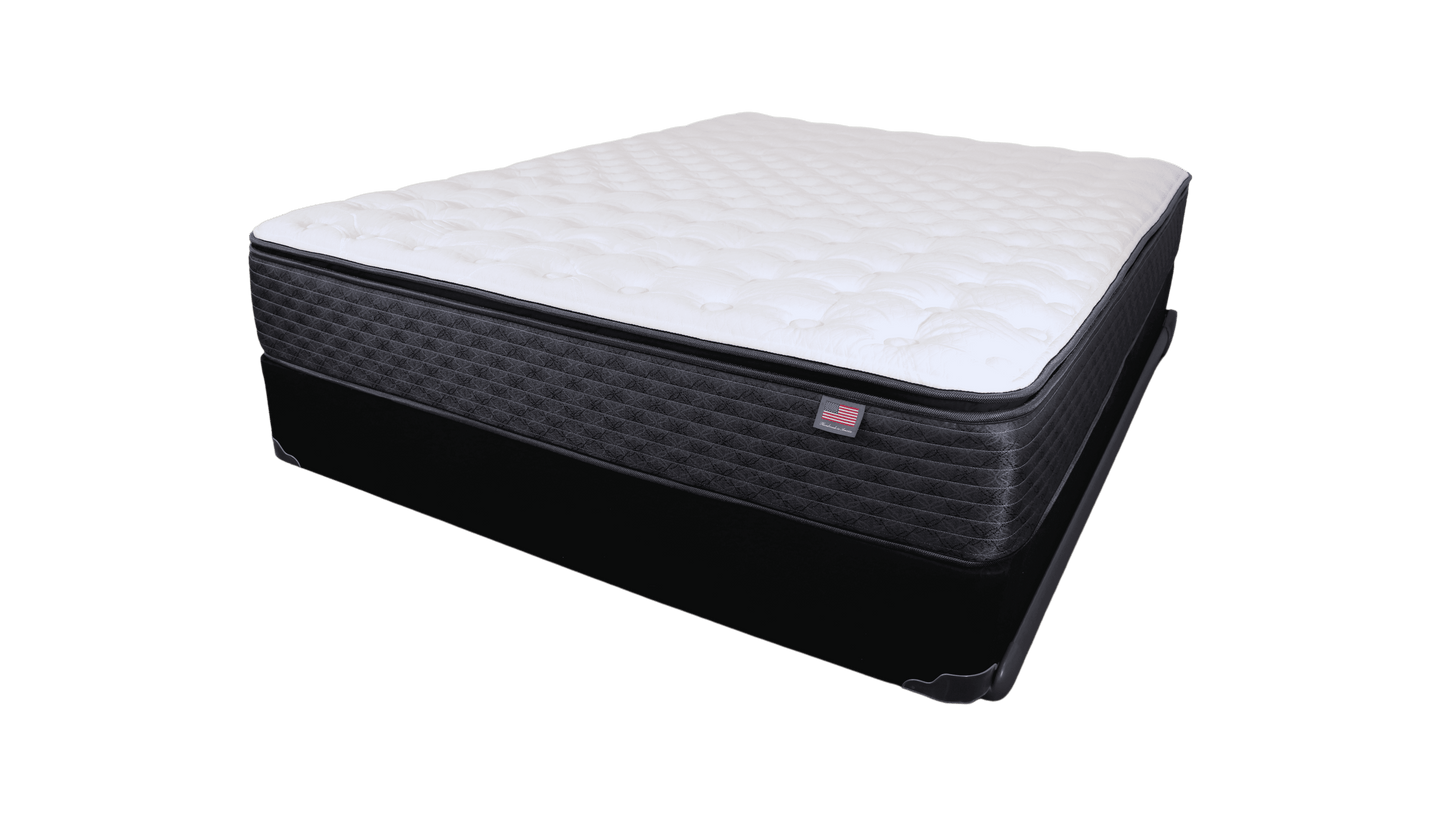 Eastman House Spruce Medium Pillow Top 11" Mattress with breathable design for comfort and support.