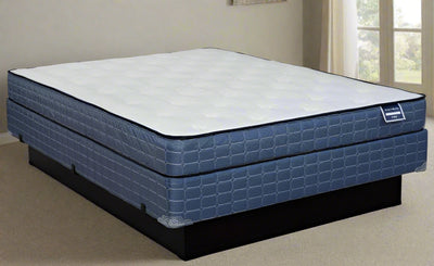Diamond Justice Medium Tight Top 7" Mattress showcasing comfort with a Bonnell coil system, made in the USA.