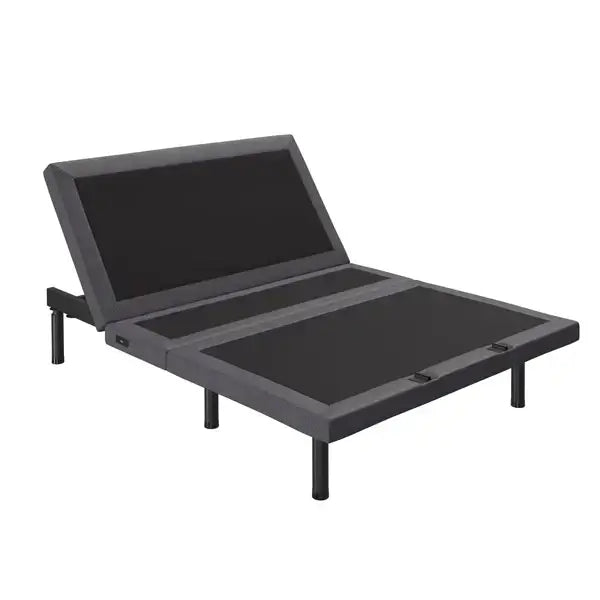 Rize® Remedy III Adjustable Base with customizable head tilt and USB ports for enhanced sleep comfort.
