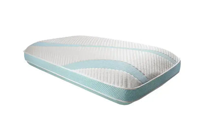 Tempur-Adapt ProHi + Cooling Pillow by Tempur-Pedic featuring breathable fabric and adaptive design for personalized comfort.