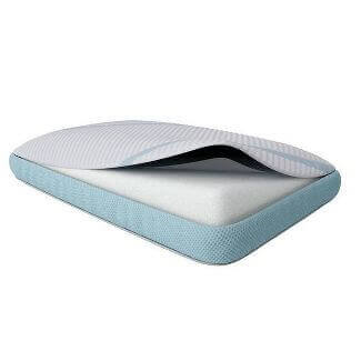Tempur-Adapt ProHi Cooling Pillow by Tempur-Pedic featuring adaptive TEMPUR material for personalized comfort.