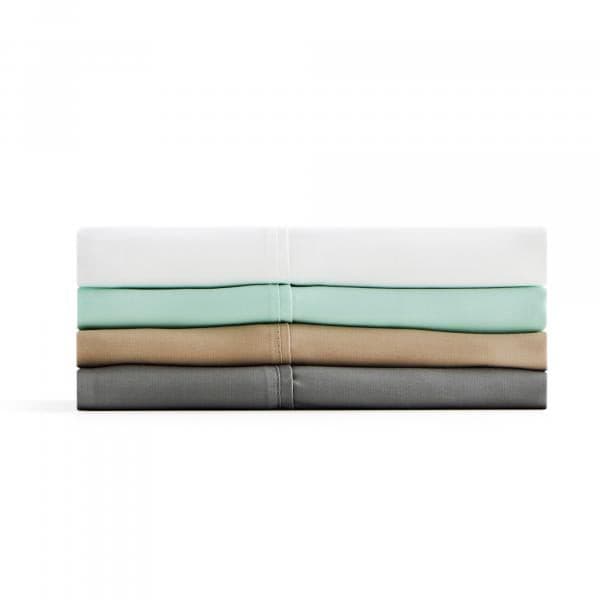 White Botanical Tencel™ Lyocell Pillowcase Set by Malouf.