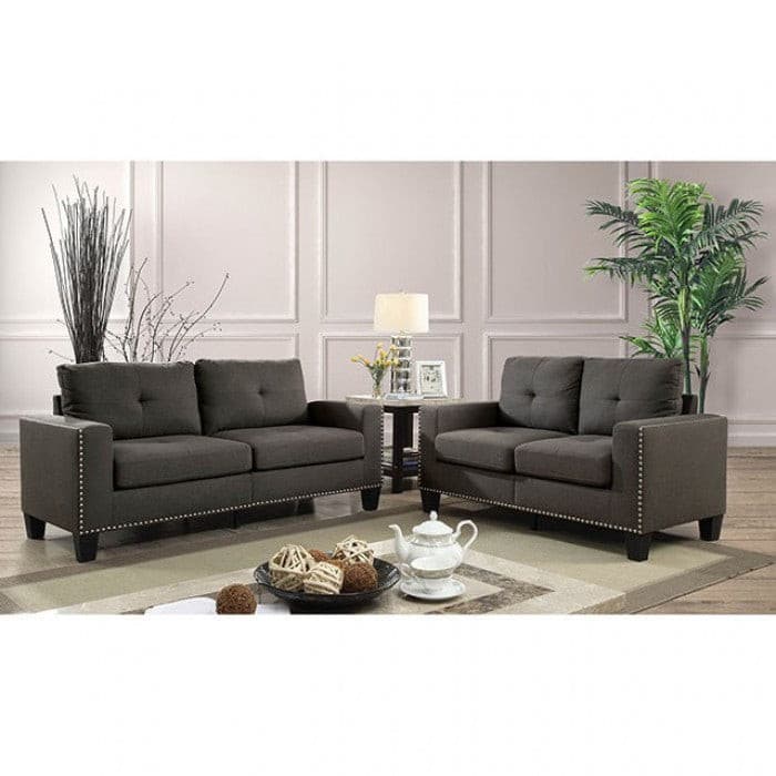 Attwell Dark Gray Sofa.