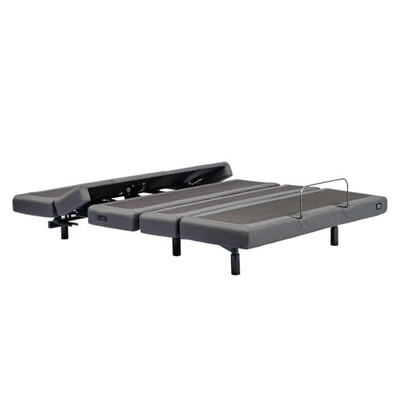 Rize® Contemporary IV 18" Adjustable Base with dual massage motors and edge-to-edge lumbar support in sleek design.