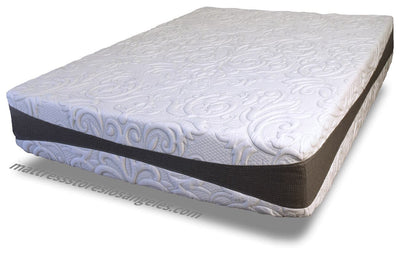 Twin XL Restonic Natural Latex Collection Enchantment Firm mattress with a luxurious quilted cover, designed for comfort and durability.