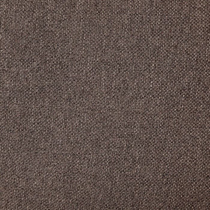 Close-up of light brown upholstery fabric texture for a mid-century modern loveseat.