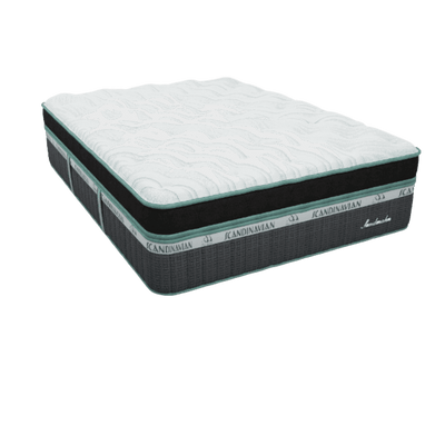 Southerland Scandinavian Collection Sandmahn Plush Box Top 16" Latex Foam Mattress with clean, contemporary design.
