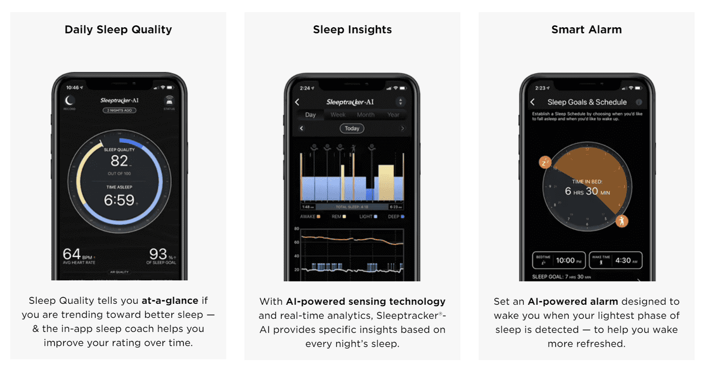TEMPUR-Ergo Power Smart Base Powered by SleepTracker AI by Tempur-Pedic.
