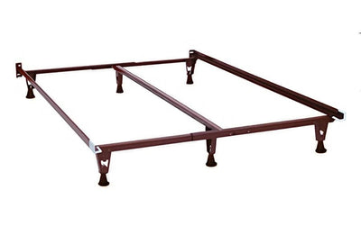 Knickerbocker Monster heavy-duty metal 5-in-1 bed frame, designed for strength and durability in a reliable structure.