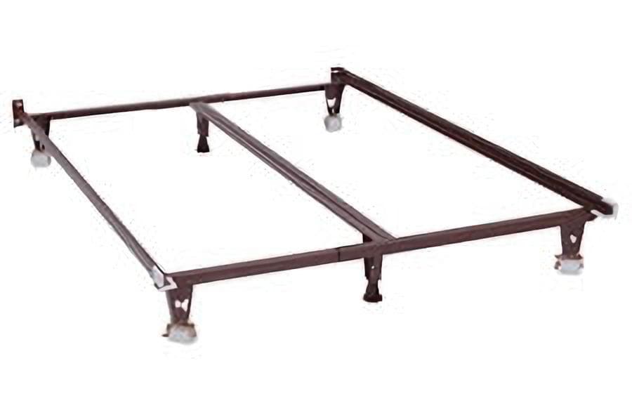 Knickerbocker Ultima Standard Metal 4-in-1 Bed Frame showcasing sturdy steel construction for lasting durability.