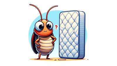 can cockroaches live in a mattress