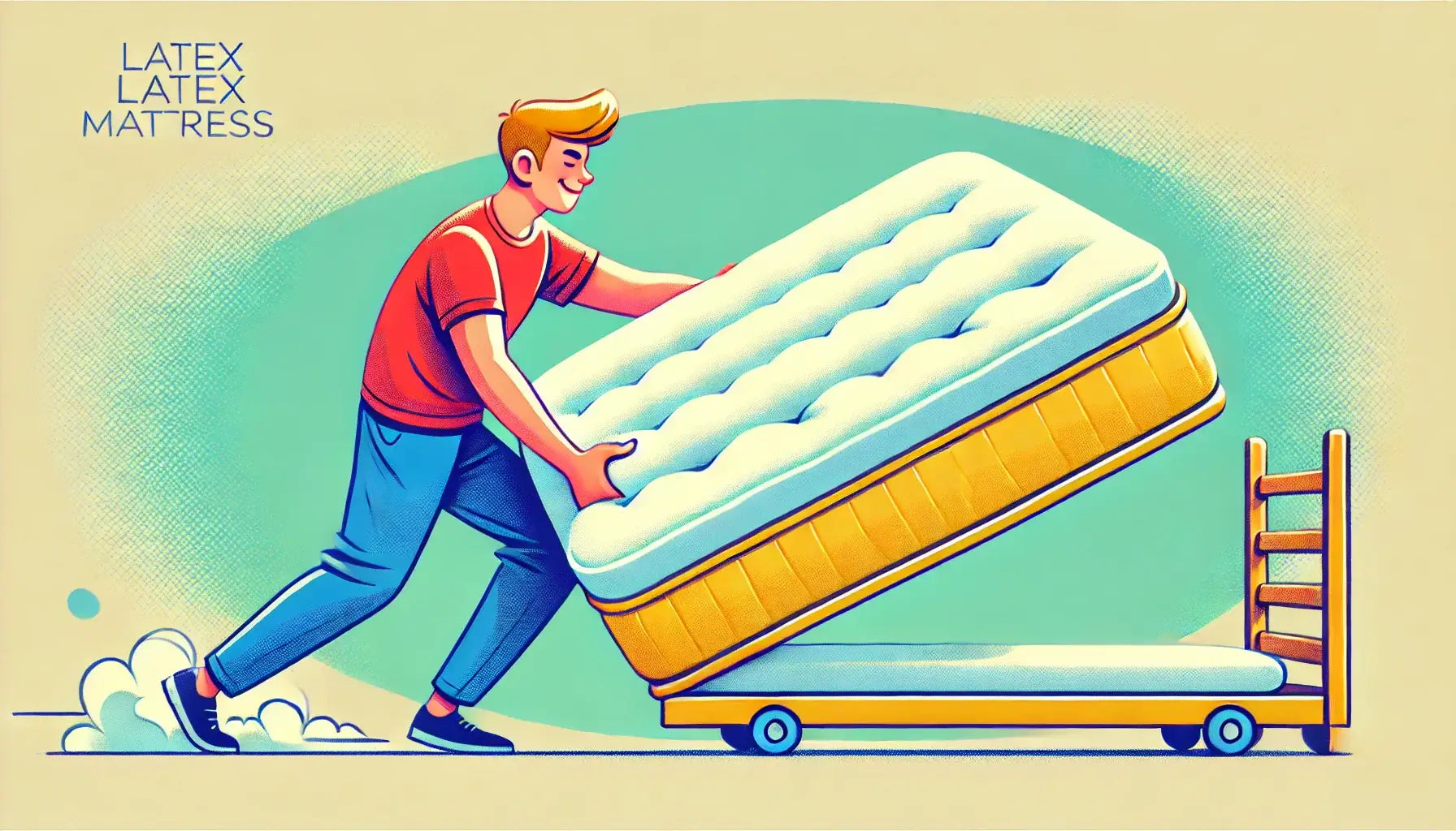 how to move a latex mattress