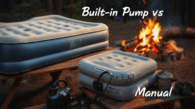 The Best Queen Air Mattresses for Camping:Built‑in Pump vs Manual