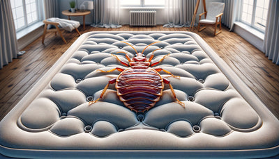 bed bug in blow up mattress