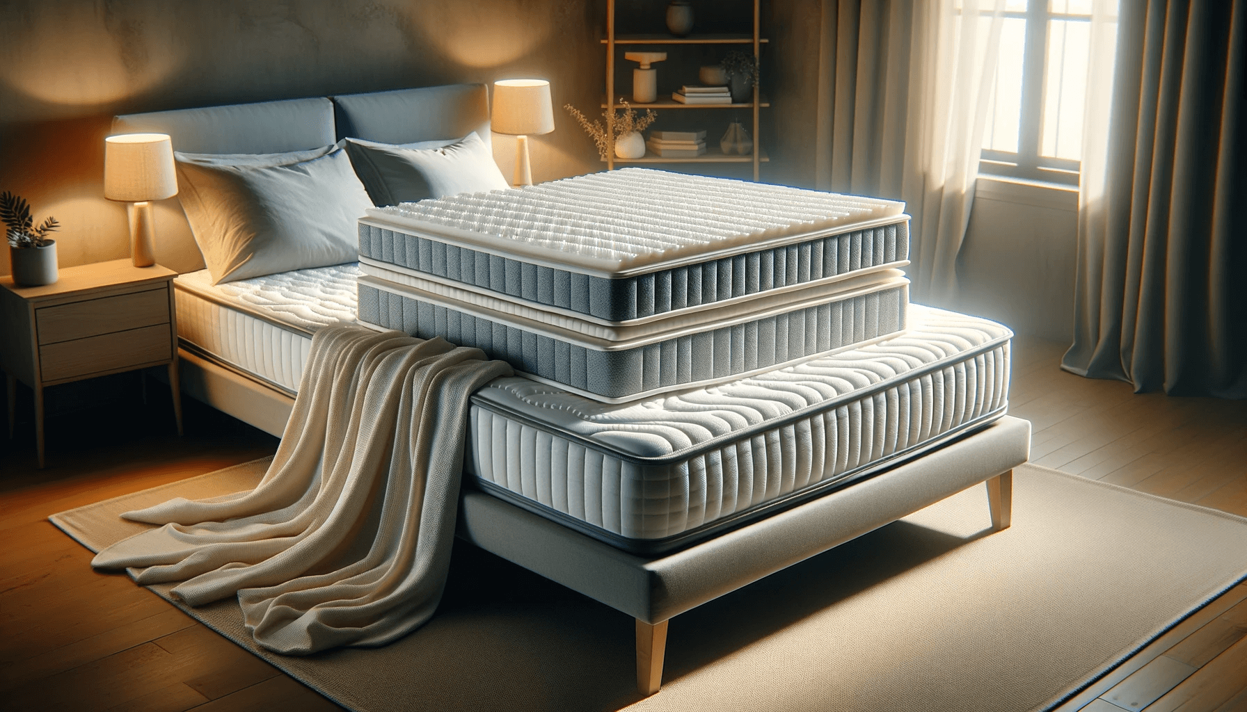 Can you stack mattress toppers