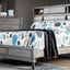 Daphne Gray CalKing Upholstered Platform Bed