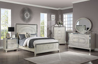 Valletta Queen Bed In Champagne
