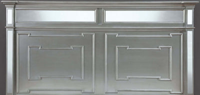 Salamanca Silver Cal. King Panel Bed