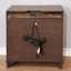 Brandt Nightstand w/ USB and Power Outlet (Brown Cherry)