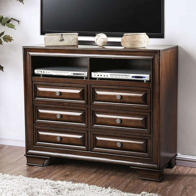 Brandt Media Chest (Brown Cherry)