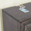 Brandt Nightstand w/ USB and Power Outlet (Brown Cherry)