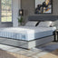 Stylish bedroom featuring a Diamond Technogel® Technology Estasii 12" Plush Foam Mattress on a modern bed frame.
