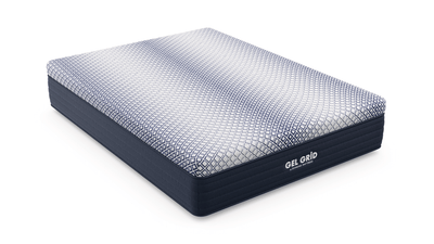 Diamond Gravity Cool Gel Grid Hybrid 13" mattress with contouring gel grid and temperature-regulating fabric for cool sleep.