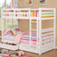 Furniture of America California IV Gray Twin over Twin Bunk Bed