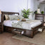 Furniture of America Brandt Brown Cherry Cal King Bed