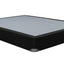 BIA Universal Flat Box Spring Foundation in black fabric, 9" profile, providing strong support for mattresses.
