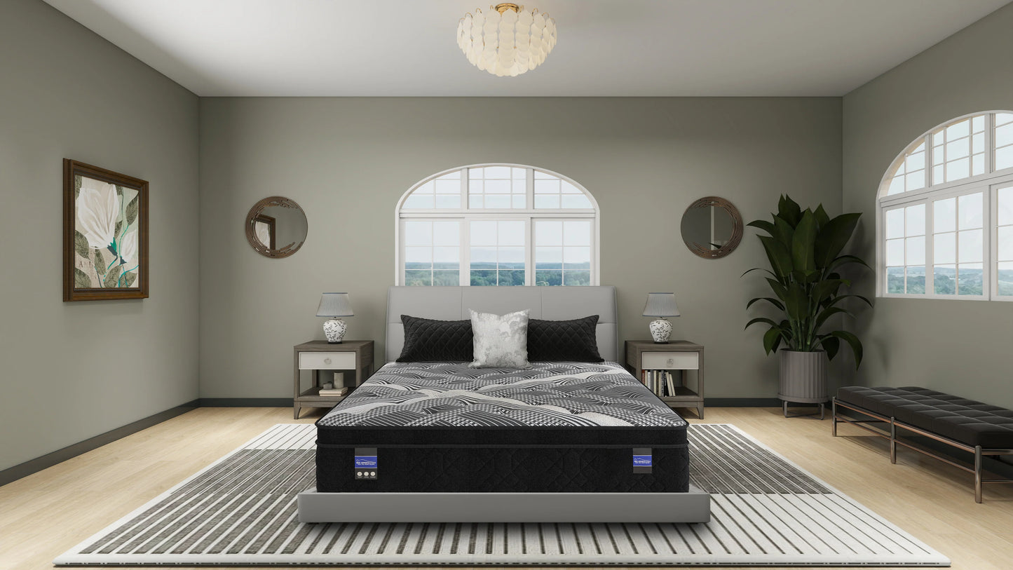 Spring Air Back Supporter Francesca Plush Hybrid Euro Top 13.5" Mattress