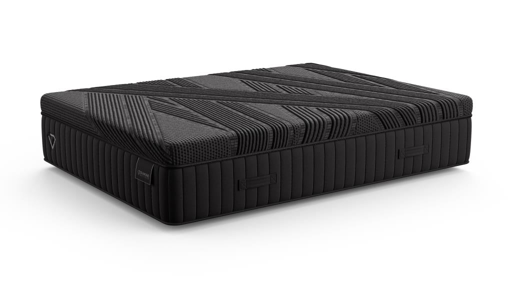 Diamond Black Diamond Collection Snowbird Firm Hybrid Cool Titanium Memory Foam 15" Mattress
