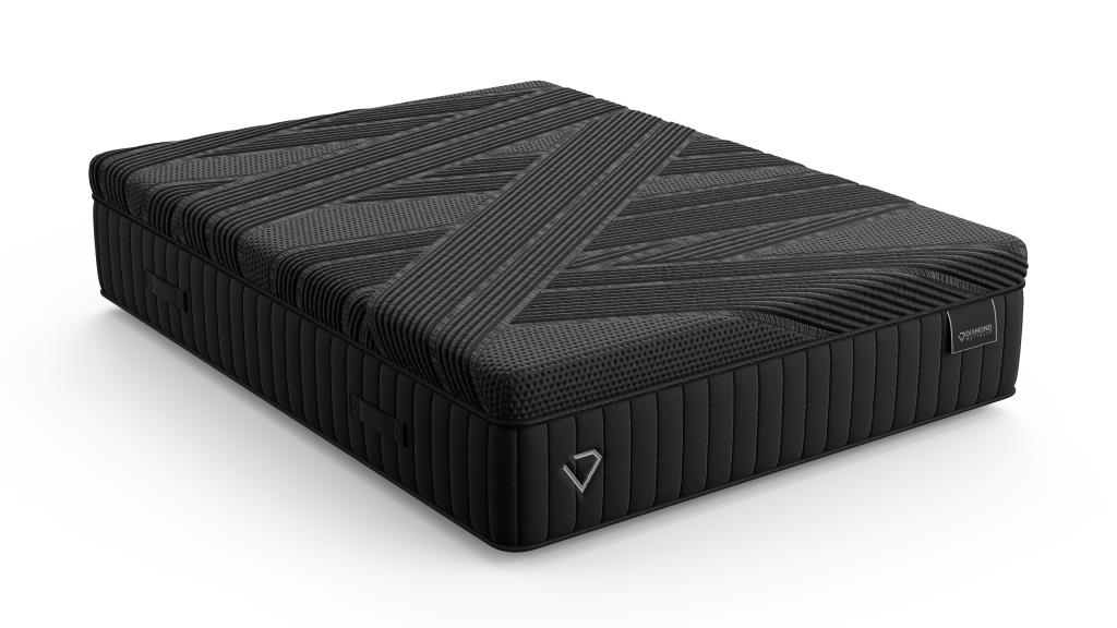 Diamond Black Diamond Collection Snowbird Firm Hybrid Cool Titanium Memory Foam 15" Mattress