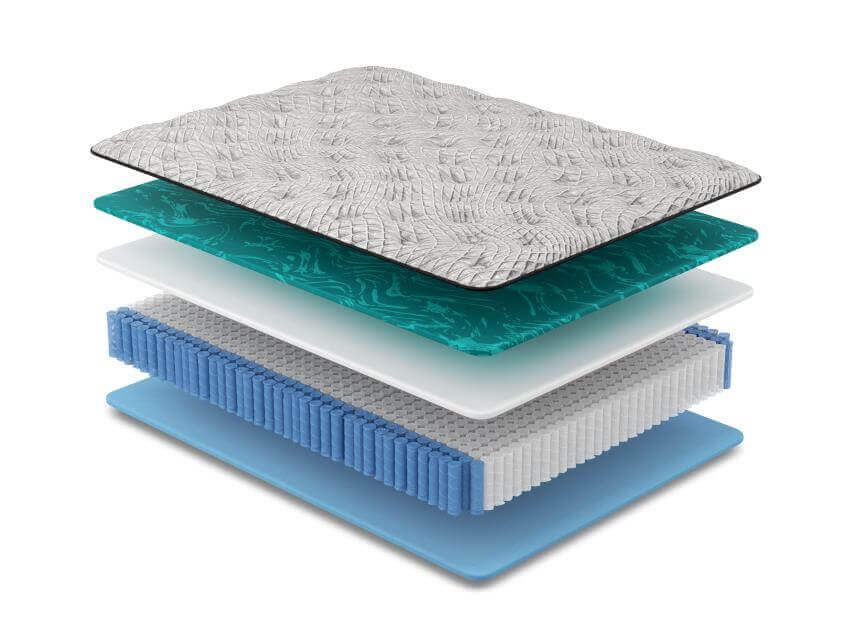 Diamond Dreamstage 2.0 Grace Plush Gel Swirl Memory Foam 12" Mattress