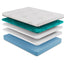 Diamond Dreamstage 2.0 Collection Glory Firm Cool Gel Swirl Memory Foam 12" Mattress