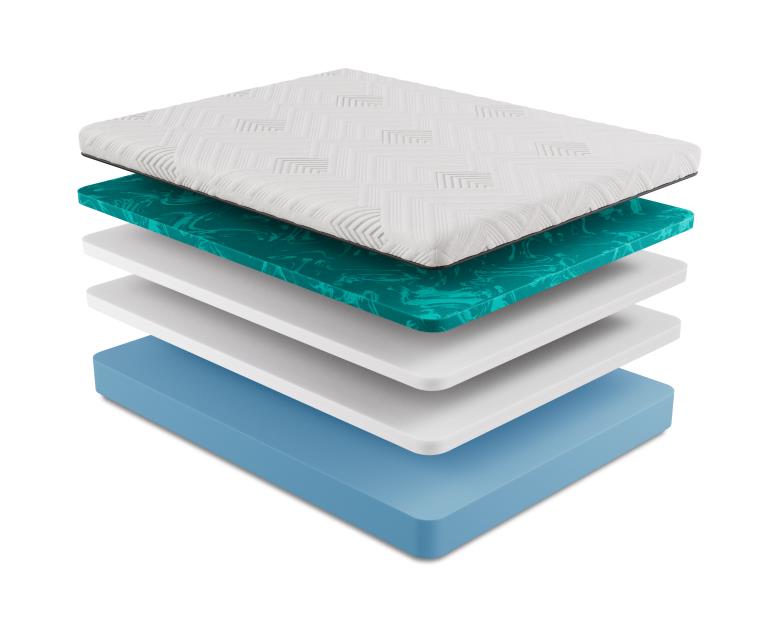 Diamond Dreamstage 2.0 Collection Glory Firm Cool Gel Swirl Memory Foam 12" Mattress