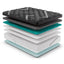 Diamond Dreamstage 2.0 Collection Tranquility Medium Titanium Memory Foam Euro Top 16" Mattress