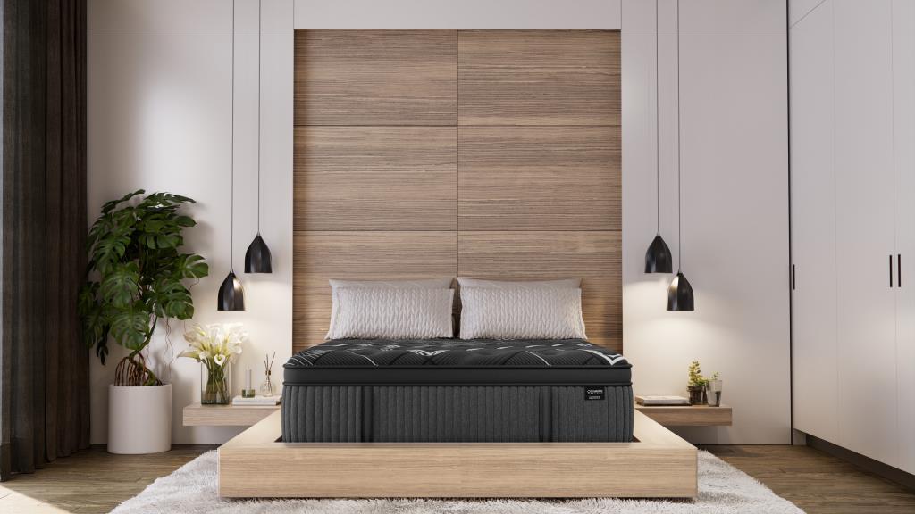 Diamond Dreamstage 2.0 Collection Tranquility Medium Titanium Memory Foam Euro Top 16" Mattress