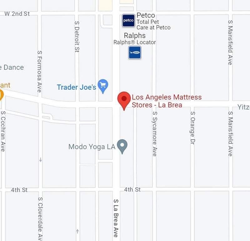 LA_Mattress_Store_Map