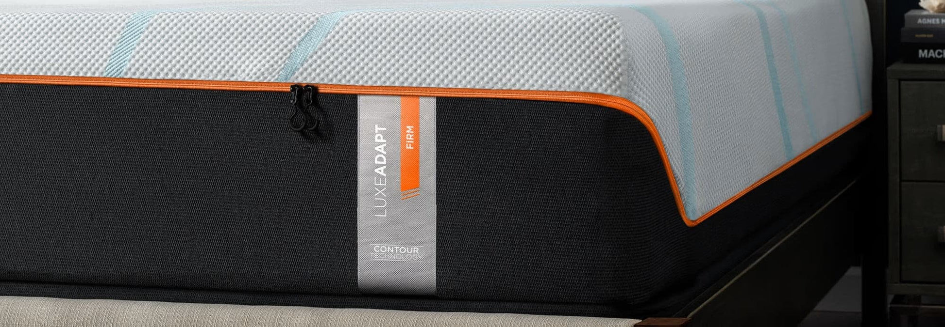 Twin XL Tempur-Pedic TEMPUR-LuxeAdapt® 13" Firm Mattress showcasing innovative design and TEMPUR material for ultimate comfort.