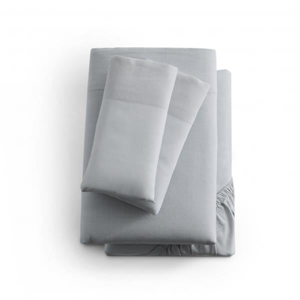 Malouf Fog Linen Weave Cotton Sheet Set – LA Mattress Store