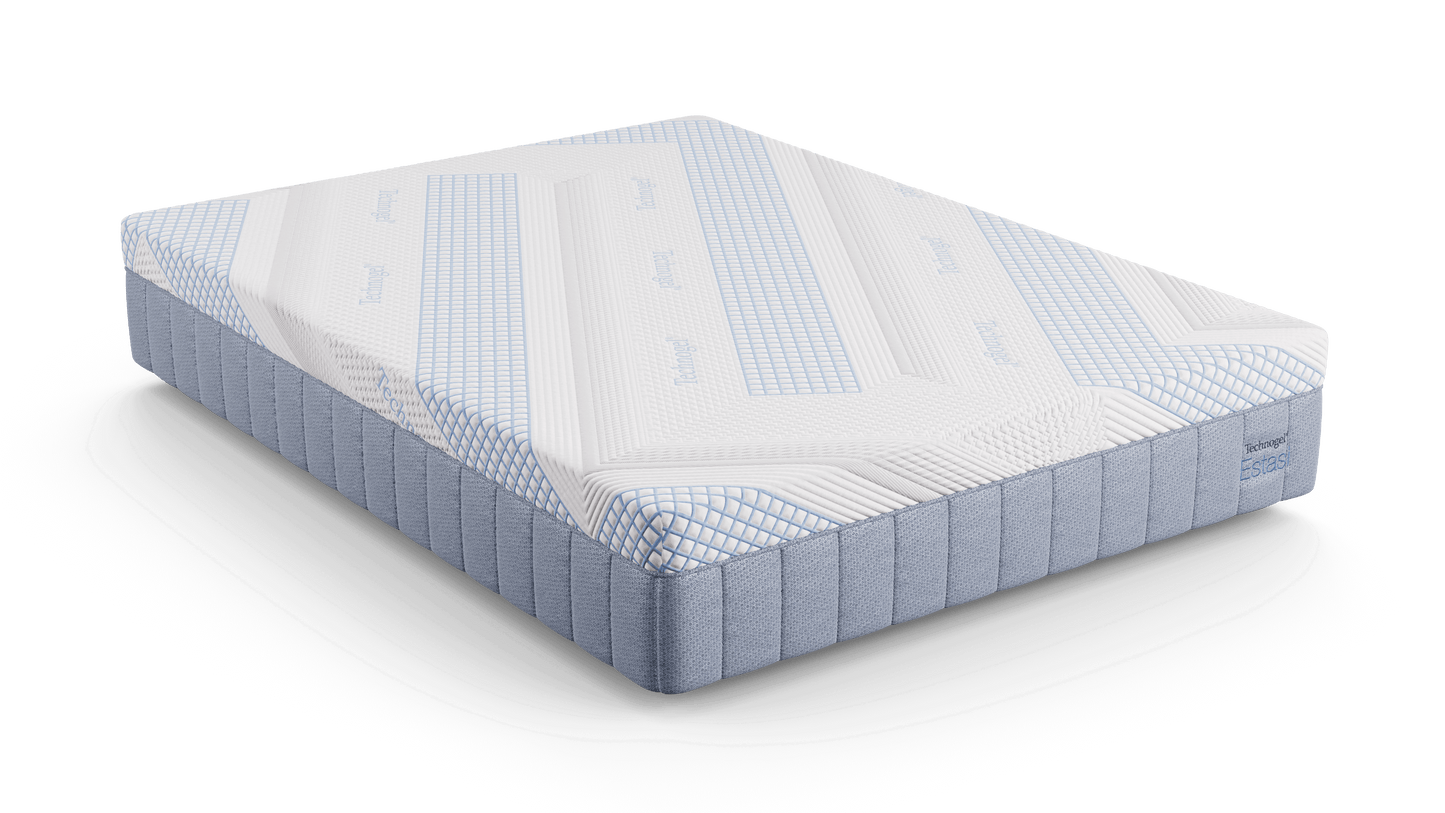 Diamond Technogel® Technology Estasii 12" Plush Foam Mattress featuring innovative Technogel technology for optimal comfort and support.
