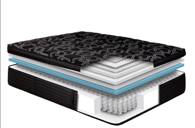 Spring Air Value Collection Blair Plush Gel Memory Foam Euro Top 15" Mattress