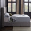 Malouf Watson Charcoal Platform Bed Frame