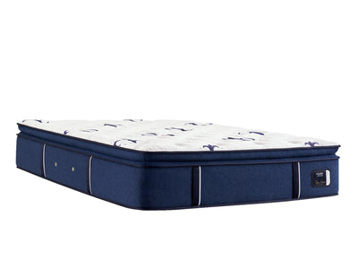 Stearns & Foster Studio Medium Euro Pillow Top 14.5" mattress showcasing plush design and durable craftsmanship.