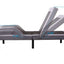 Ergo-Pedic Solutions III adjustable base showcasing adjustable head and foot positions with measurements for optimal comfort.