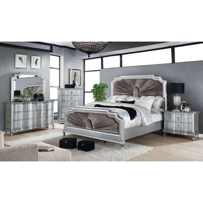 Aalok Night Stand In Silver