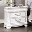 Alecia Night Stand With Usb In White